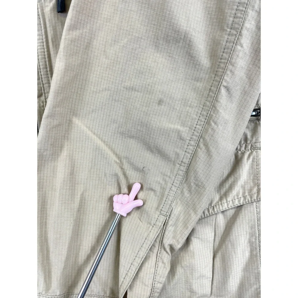 Eddie Bauer Men's XL Tall Tan Ripstop Field Jacket Khaki Utility Travel Safari - Picture 13 of 16